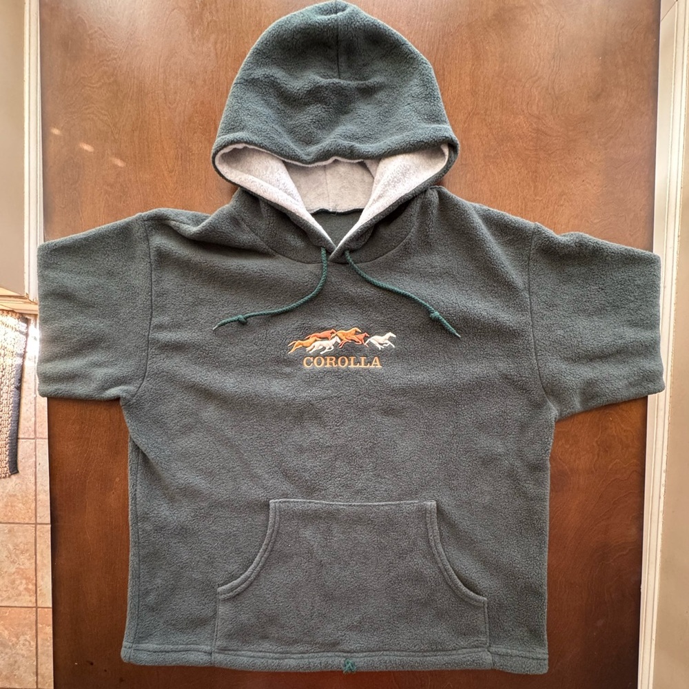 Soft Green Hooded Men's Sweater